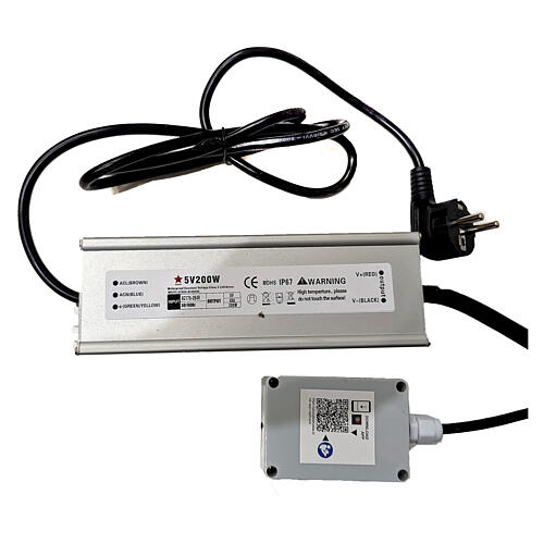 Rideau lumineux smart 3200 LEDs 3,2x2,5 m intérieur/extérieur 11