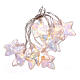 Catena led stelline Natale iridescenti 1,35 m interno s3