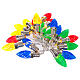 Catena lampadine a bulbo colorate led di Natale da interno 1,90 m interno s3