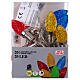 Catena lampadine a bulbo colorate led di Natale da interno 1,90 m interno s5