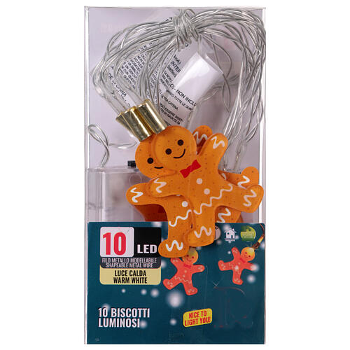 Christmas LED gingerbread men, 4.5 ft, for indoor use 5