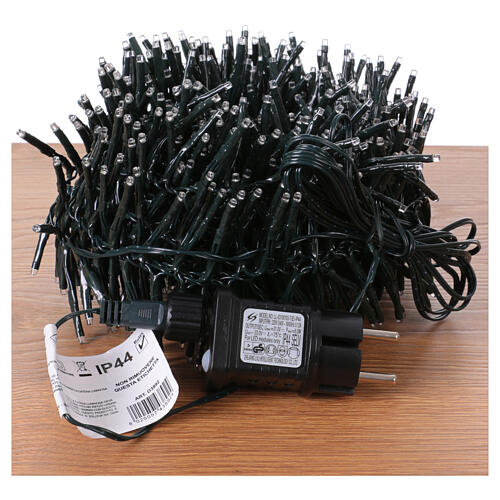 Catena natalizia multicolore 760 luci led 7,60 m interno esterno 9