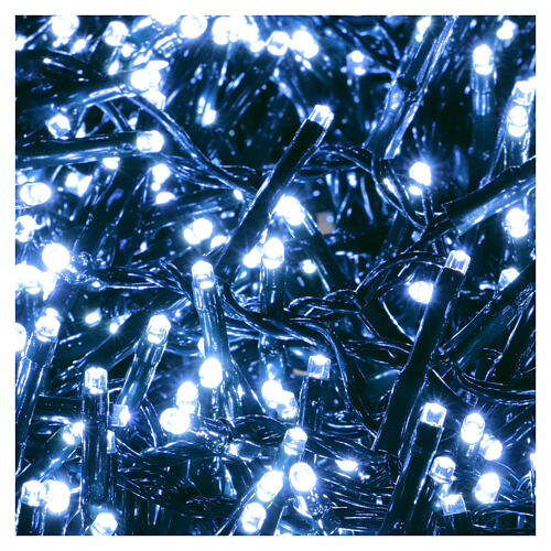 Christmas lights with 1000 white microLEDs, 66 ft, indoor outdoor 3