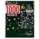Christmas lights with 1000 white microLEDs, 66 ft, indoor outdoor s5