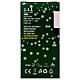 Cadena navideña de 1000 microled color blanco 20 m interior exterior s6