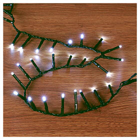 Corrente luminosa de Natal de 1000 microLEDs brancos 20 m, para interior e exterior