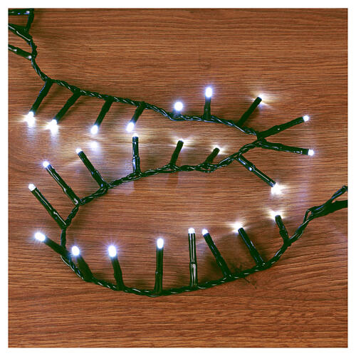 Corrente luminosa de Natal de 1000 microLEDs brancos 20 m, para interior e exterior 1