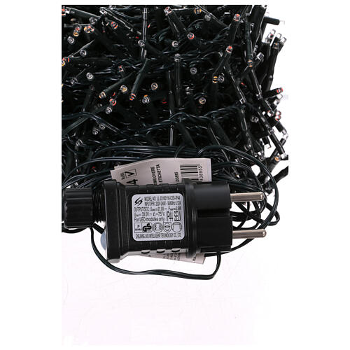 Guirlande lumineuse de Noël 1000 microLEDs multicolores 20 m intérieur extérieur 10