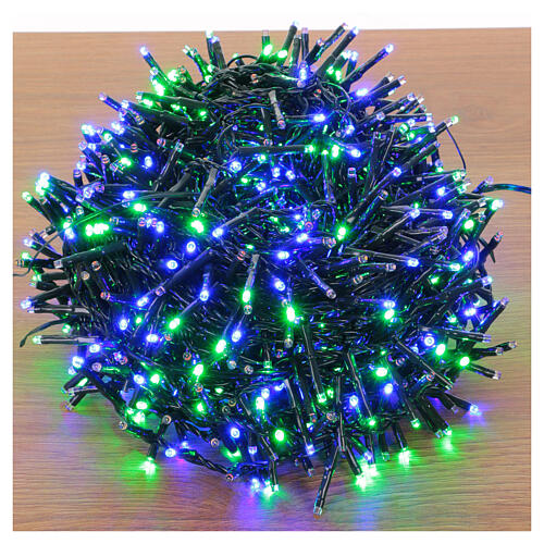Catena natalizia di 1000 microled  multicolor 20 m interno esterno 1