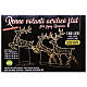 Silhouettes rennes Noël volants 180 LEDs blanc chaud pour int/ext s8