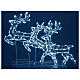 Rennes volants Noël silhouettes 180 LEDs blanc froid int/ext s1