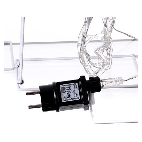 Christmas White Warm Flat Flying Reindeer 180 LED for Indoor and Outdoor Use 9