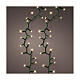 Catena luminosa dorata Compact Twinkle 2000 LED 45 m int est s1