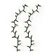 Catena luminosa dorata Compact Twinkle 2000 LED 45 m int est s3