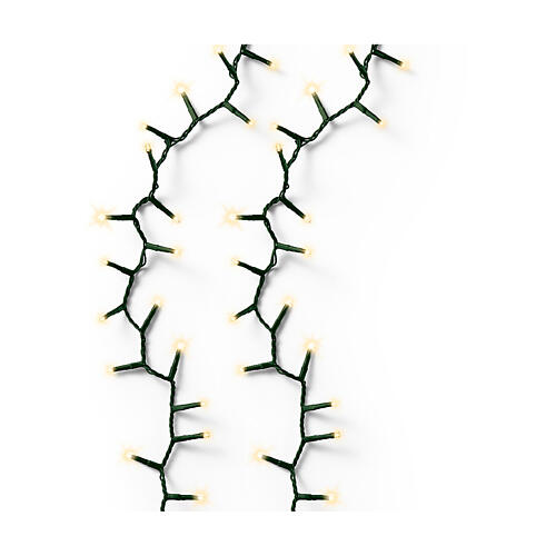 Compact twinkle Golden lights string with 3000 LEDs, 197 ft, indoor/outdoor 3