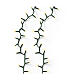 Compact twinkle Golden lights string with 3000 LEDs, 197 ft, indoor/outdoor s3