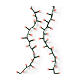 Catena luminosa rossa 750 LED Compact Twinkle 16 m alberi 180-200 cm int est s3