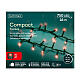 Catena luminosa rossa 750 LED Compact Twinkle 16 m alberi 180-200 cm int est s6