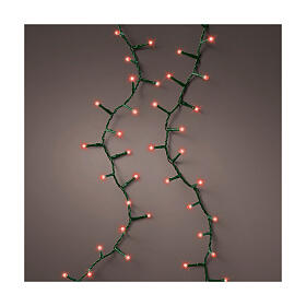 Corrente de luzes vermelha 750 LEDs Compact Twinkle 16 m árvores 180-210 cm int/ext