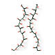 Catena luminosa rossa 1000 LED Compact Twinkle 22,5 m alberi 200-300 cm int est s3
