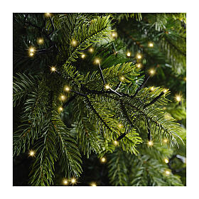 Corrente luminosa Excellent Twinkle branco quente 960 LEDs 15 m árvores 150-180 cm