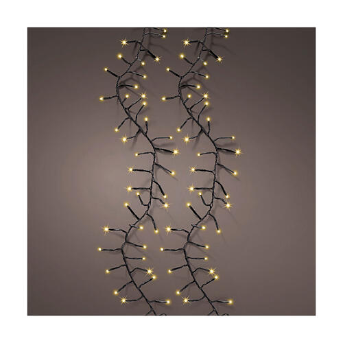 Corrente luminosa Excellent Twinkle branco quente 960 LEDs 15 m árvores 150-180 cm 1