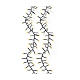 Catena luminosa Excellent twinkle bianco caldo 1272 LED alberi 180-200 cm int est s3