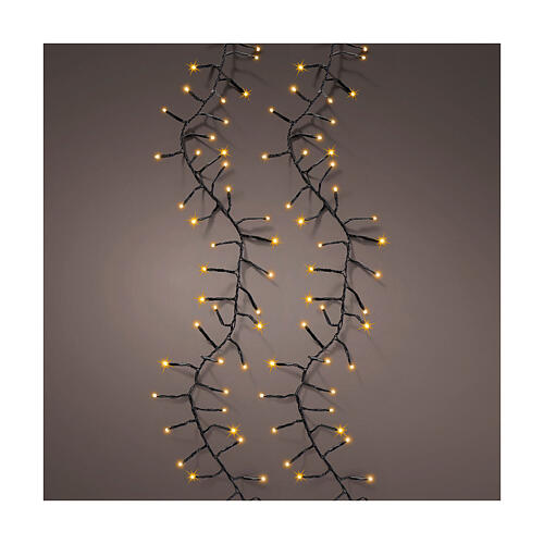 Corrente luminosa amarela 960 LEDs Excellent Twinkle 15 m árvores 150-180 cm int/ext 1