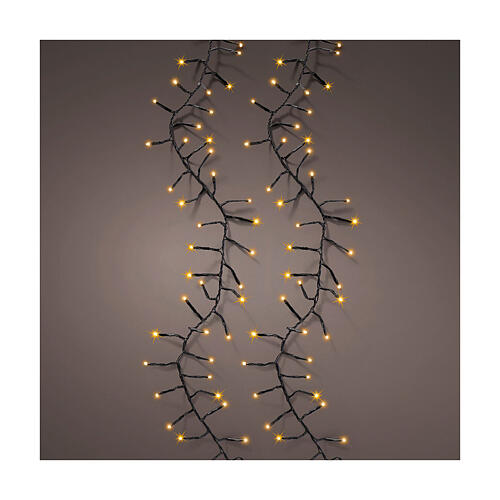 Excellent Twinkle warm yellow light chain with 1272 LEDs, 66 ft for 6-7 ft trees, indoor/outdoor 1