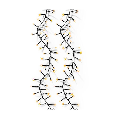 Excellent Twinkle warm yellow light chain with 1272 LEDs, 66 ft for 6-7 ft trees, indoor/outdoor 3