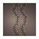 Luzes de Natal amarelas 1272 LEDs Excellent Twinkle 20 m árvores 180-210 cm int/ext s1