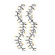 Luzes de Natal amarelas 1272 LEDs Excellent Twinkle 20 m árvores 180-210 cm int/ext s3
