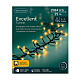 Catena luminosa giallo caldo Excellent Twinkle 1584 LED 25 m alberi 200-300 cm int est s6