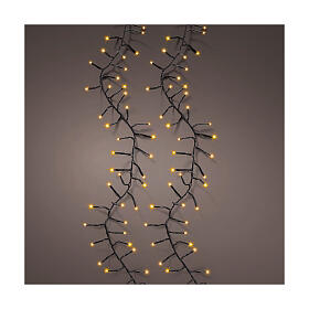Catena luminosa giallo caldo 2208 LED Excellent Twinkle 35 m alberi 300-450 cm int est