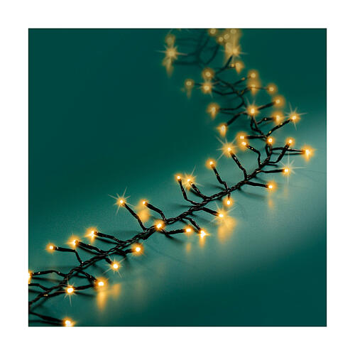 Warm Yellow Christmas Lights Chain 2208 LED Excellent Twinkle 35m Trees 300-450 cm Indoor Outdoor 5