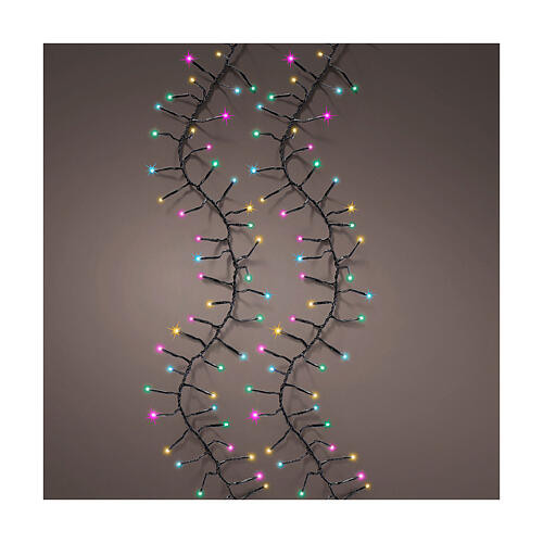 Catena luminosa multicolore Excellent Twinkle 960 LED 15 m alberi 150-180 cm int est 1