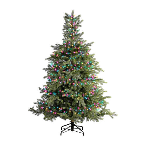 Luzes de Natal multicoloridas Excellent Twinkle 1270 LEDs 20 m árvores 180-200 cm int/ext 4