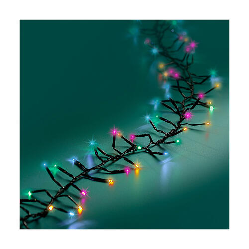 Luzes de Natal multicoloridas Excellent Twinkle 1270 LEDs 20 m árvores 180-200 cm int/ext 5