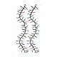 Chaîne lumineuse Excellent Twinkle multicolore 1584 LEDs 25 m pour sapins 200-300 cm int et ext s3