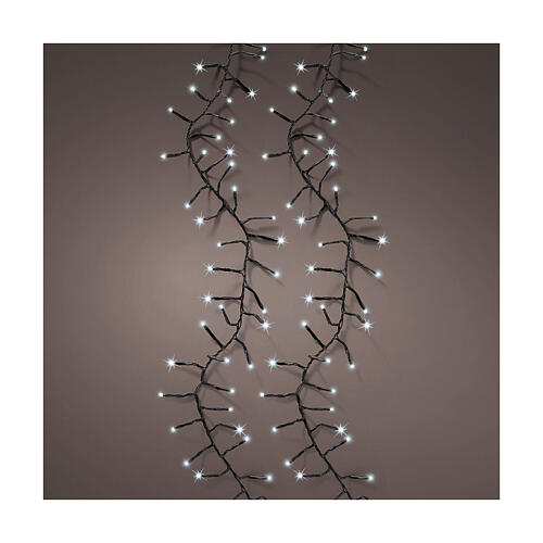 Cold white Excellent Twinkle string lights with 960 LEDs, 50 ft, indoor/outdoor 1