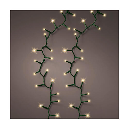 LED-Lichterkette Sparkle Lights Compact – 600 LEDs – 18 m, warmweiß (Champagner) – Funkel-Effekt & Timer – Innen & Außen 1