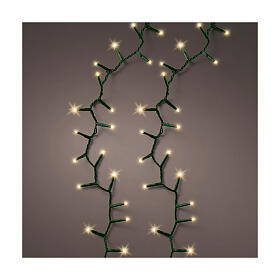 Corrente luminosa Compact Sparkle branco quente 600 LEDs 18 m int/ext
