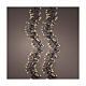 Golden light cluster chain with 1512 fixed and dimmable LEDs, 46 ft, indoor/outdoor s1