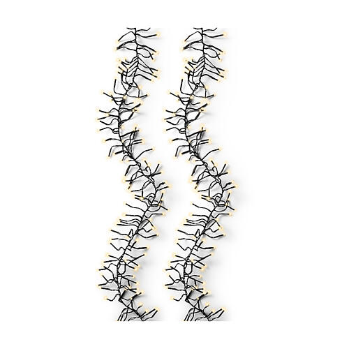 Golden dense cluster light chain with 2040 LEDs, dimmer, 62 ft, indoor/outdoor 3
