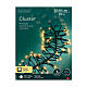 Catena luminosa Cluster luci dense dorate 2040 LED con dimmer 19 m int est s5