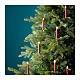 Luci LED a candela rosse per albero di Natale 9,5 m set 20 candele s2