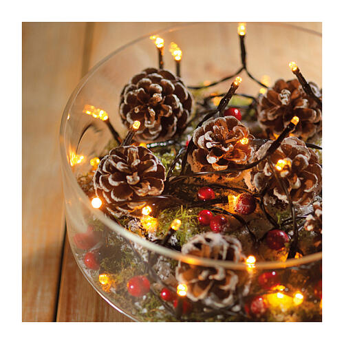 Luzes de Natal 240 LEDs a pilhas 17,9 m int/ext 2