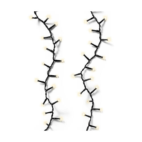 Durawise warm white LED string lights, battery-operated, 192 LEDs, 15 ft, in/out 3