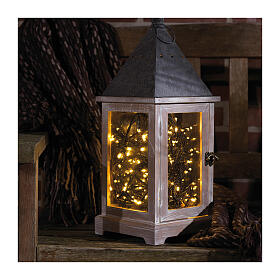 Catena luminosa Durawise bianco caldo 190 LED a batteria 4,7 m int est