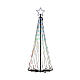 Alberello luminoso Dancing Lights 205 LED multicolore 150 cm con telecomando s2